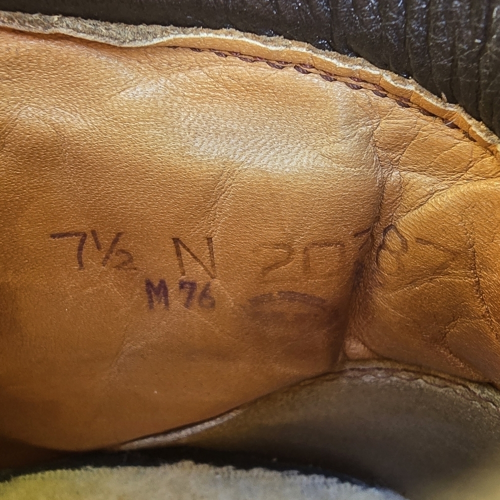 Vintage Red Wing Irish Setter Brown Leather Hiking Boots 7.5 - Picture 4 of 8